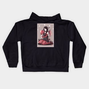 Devil girl and her lollipop Kids Hoodie